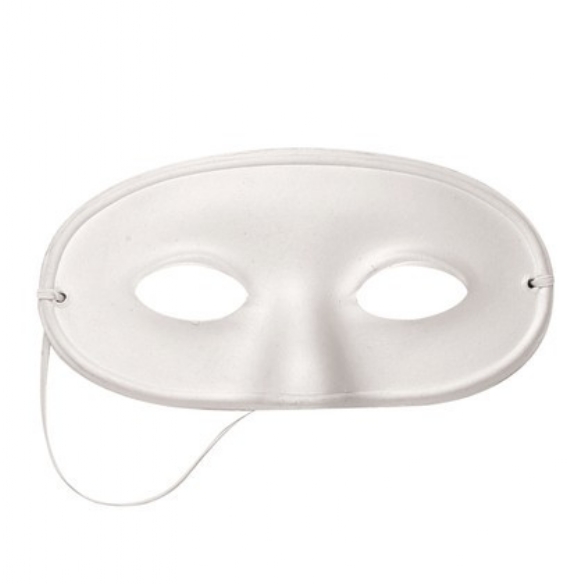 Wit kartonnen oogmaskers, 2 stuks kopen?