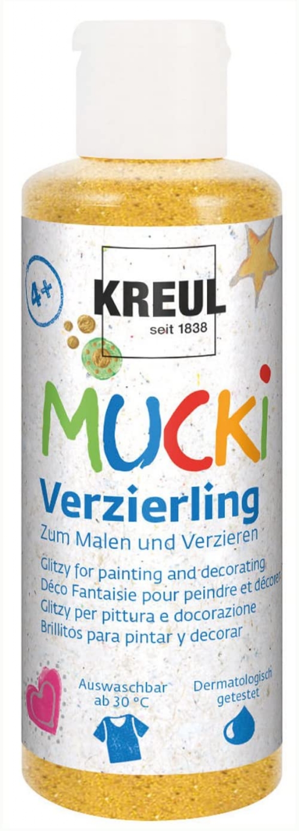 Mucki glitterverf, 80 ml, goud kopen?