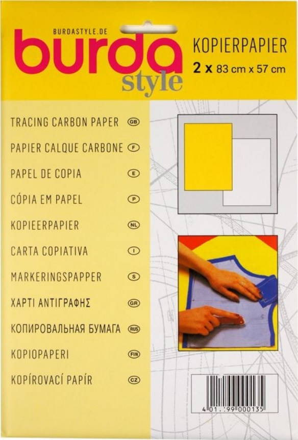 Burda kopieerpapier carbonpapier 57x83 cm wit-geel a 1 vel kopen?