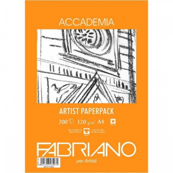 Fabriano Accademia wit tekenpapier A4  120gr  200 vel kopen?