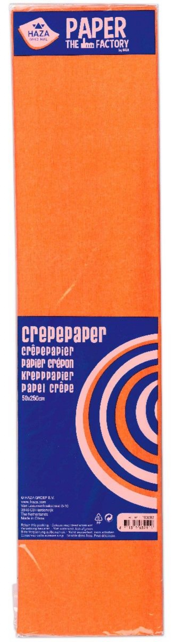 Haza crepepapier 50x250cm oranje kopen?