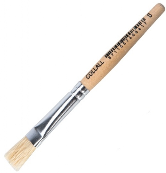 Plakkwastje/lijmkwastje, 10 cm, houten steel kopen?