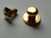 Metalen knopjes, 10 stuks, goudkleurig