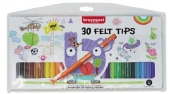 Bruynzeel Kids viltstiften, fijne punt, assortiment 30 st kopen?