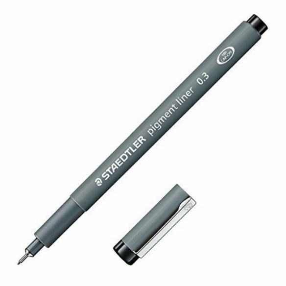 Steadtler pigmentliner, fineliner, zwart, 0.3 mm kopen?