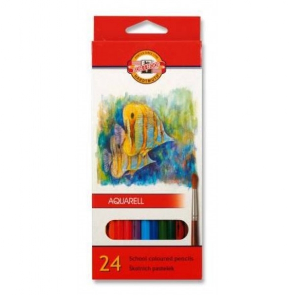 Koh-I-Noor aquarelpotloden Vis, assortiment 24 st kopen?