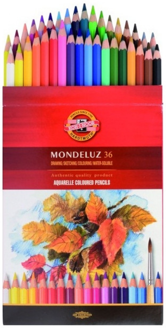 Koh-I-Noor aquarelpotloden Mondeluz, assortiment 36st kopen?