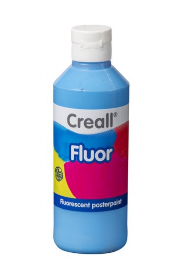 Creall fluorverf, 250 ml, blauw