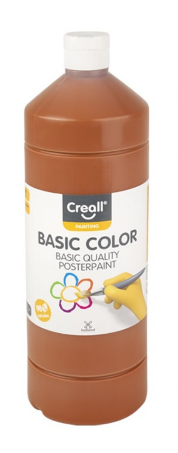 Basic-color plakkaatverf, 1000 ml, 18 lichtbruin kopen?