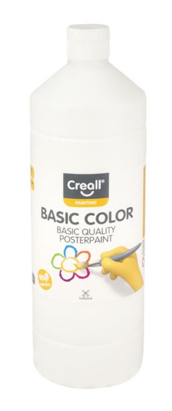 Basic-color plakkaatverf, 1000 ml, 21 wit kopen?