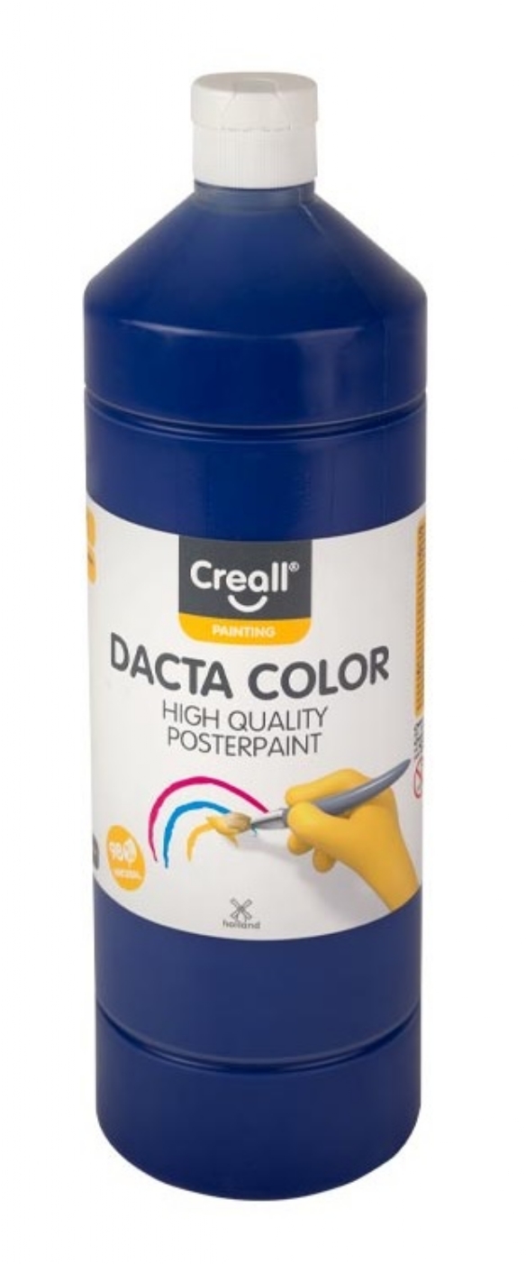 Dacta-color plakkaatverf, 1000 ml, 11 donkerblauw kopen?