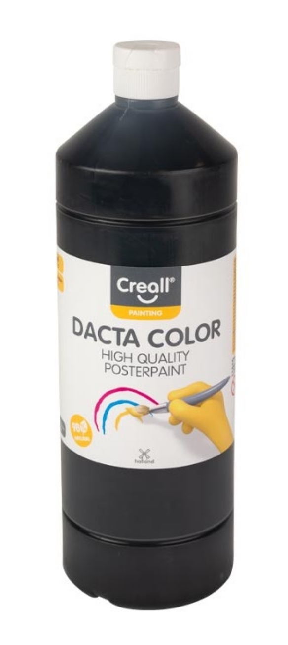 Dacta-color plakkaatverf, 1000 ml, 20 zwart kopen?