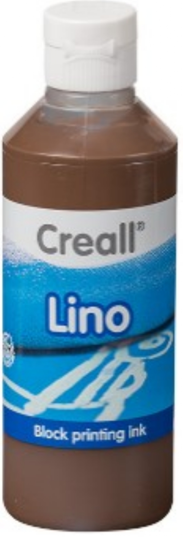 Creall-linoverf/blockprint verf, 250 ml, bruin kopen?