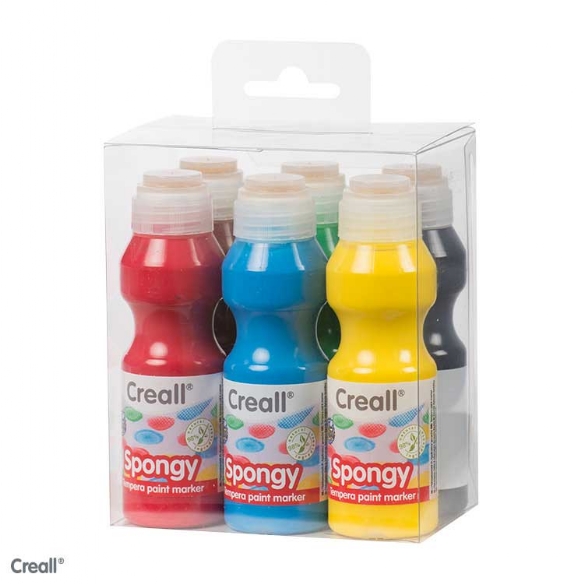 Creall-spongy plakkaatverfdeppers, 70 ml, assortiment 6 flacon kopen?