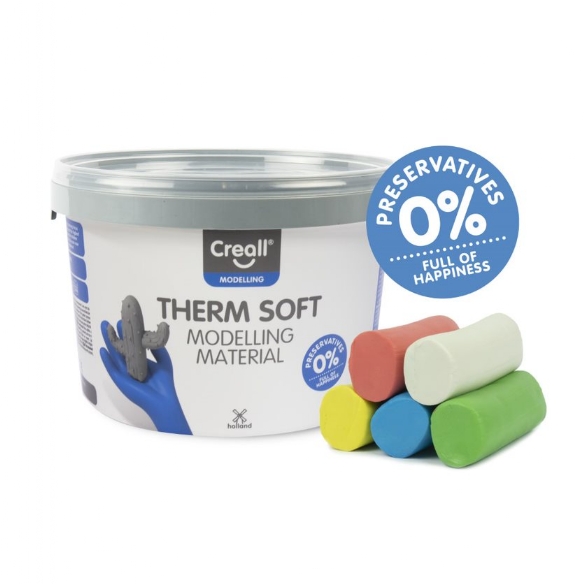 Creall-therm junior kunstklei, 2000gr, 5 bonken, assortiment kopen?