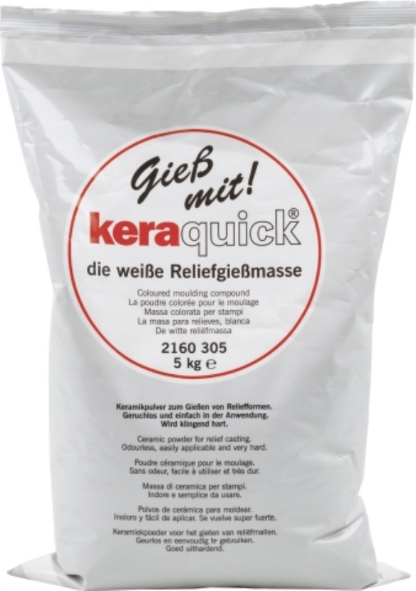 Keraquick gips, wit, 5 kg