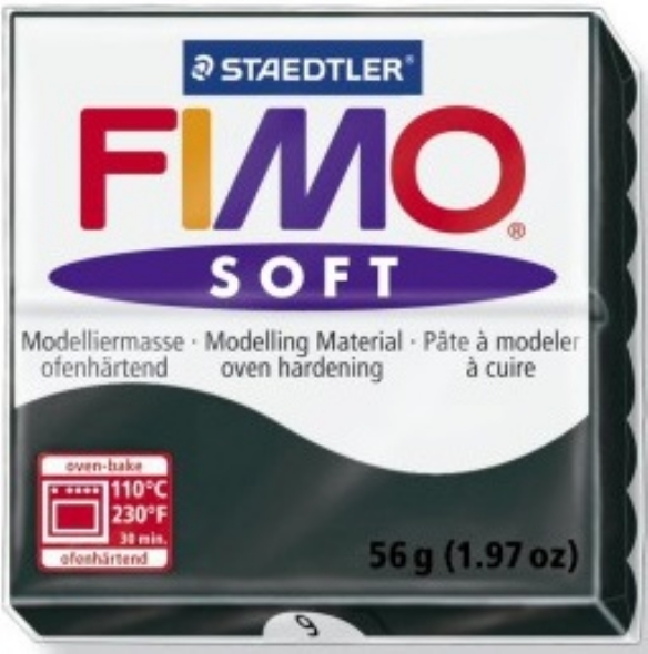 Fimo soft kunstklei, 57 gram, 009 zwart kopen?