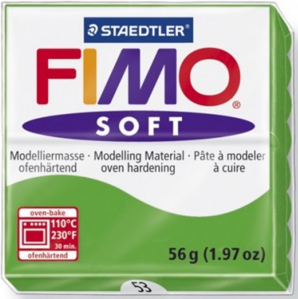 Fimo soft kunstklei, 57 gra, 053 Tropischgroen kopen?