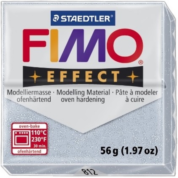 Fimo soft effect kunstklei, 57 gram, 812 glitter zilver kopen?