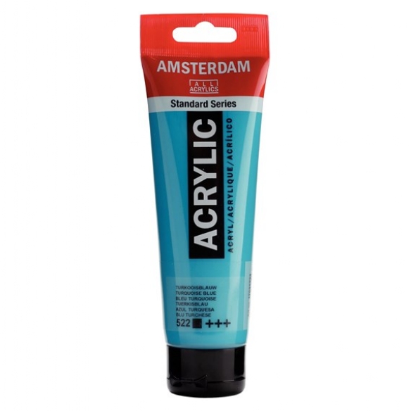 Talens Amsterdam acrylverf, 120 ml, 522 turkooisblauw kopen?