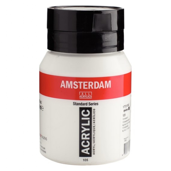 Talens Amsterdam acrylverf, 500 ml, 105 Titaanwit kopen?