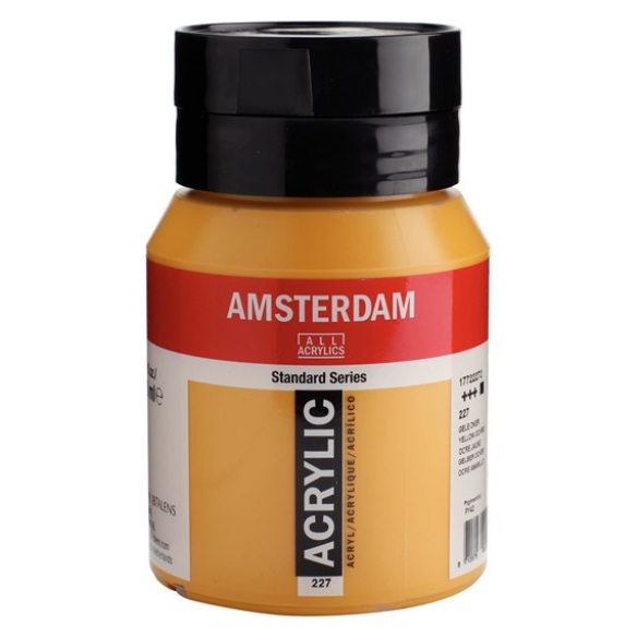 Talens Amsterdam acrylverf, 500 ml, 227 Gele oker