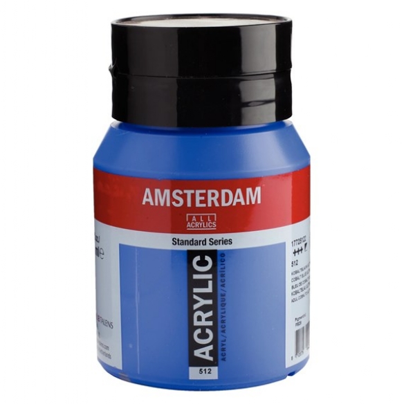 Talens Amsterdam acrylverf, 500 ml, 512 kobaltblauw
