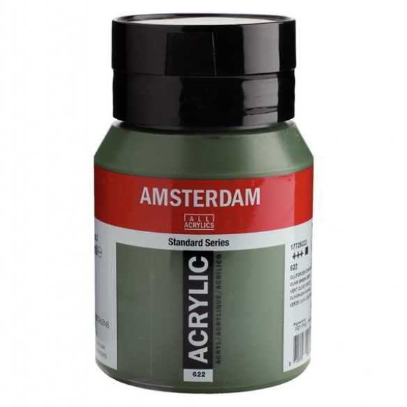 Talens Amsterdam acrylverf, 500 ml, 622 olijfgroen donker kopen?