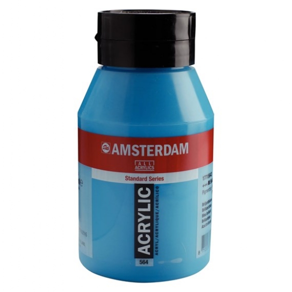 Talens Amsterdam acrylverf, 1000 ml, 564 Briljantblauw kopen?