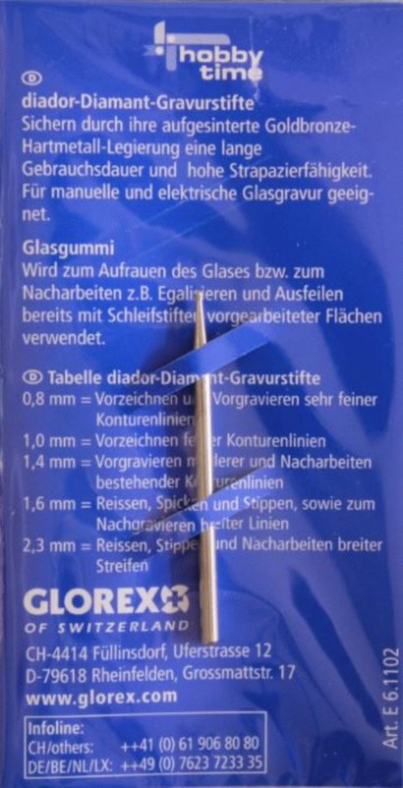 Diamantstift/glasgraveerstift 1,0 mm kopen?