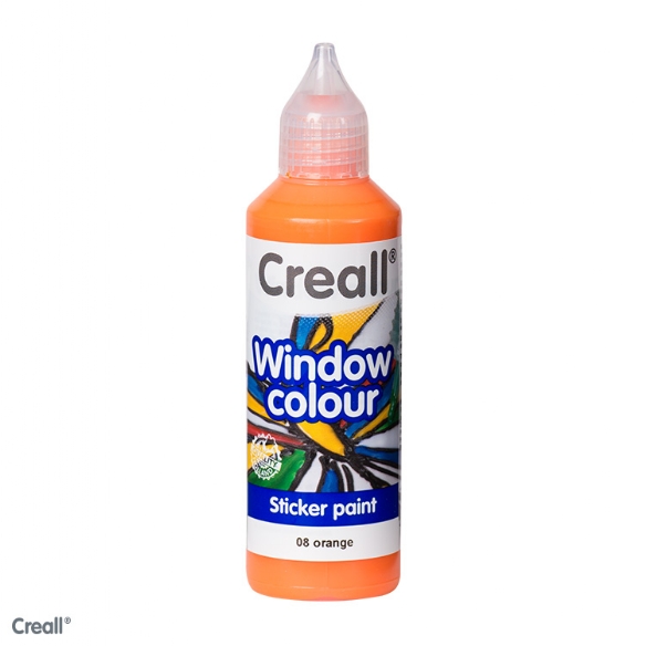 Creall-Glass stickerverf/windowcolour, 80ml. Oranje kopen?