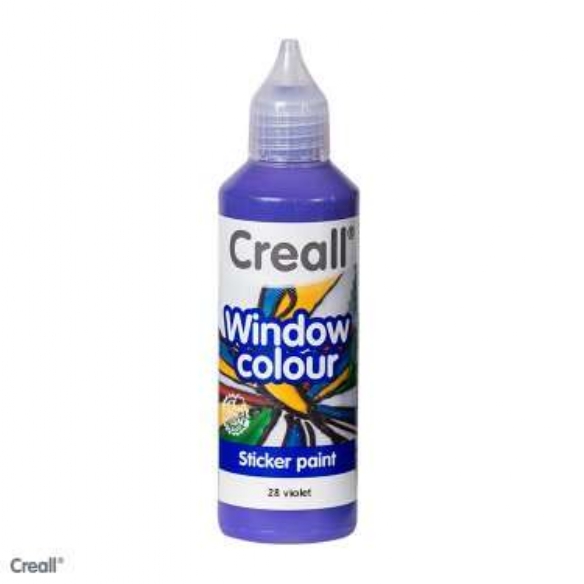 Creall-Glass stickerverf/windowcolour, 80ml. Violet kopen?