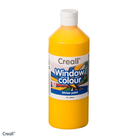 Creall-Glass stickerverf/windowcolour, 500ml 01 geel kopen?