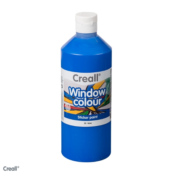 Creall-Glass stickerverf/windowcolour, 500ml 05 blauw kopen?