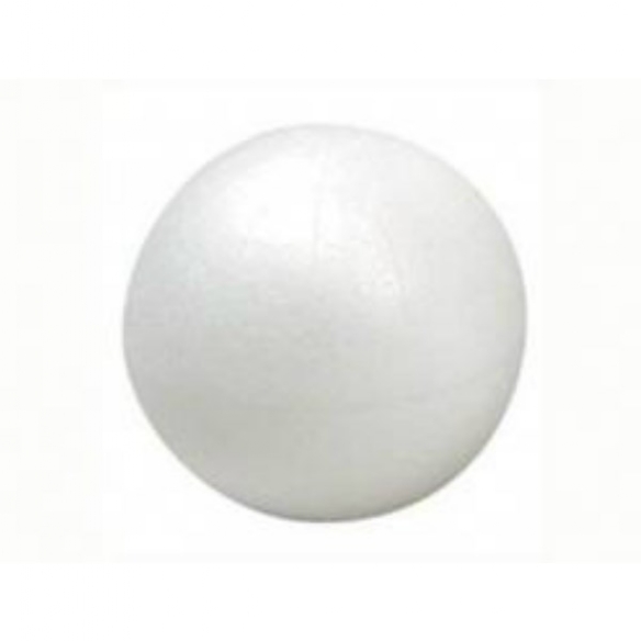 Styropor ballen/piepschuim ballen/tempex ballen, 10 stuks, 10 cm