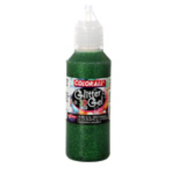 Colorall 3-D glittergel/glitterlijm deco, 50 ml, groen