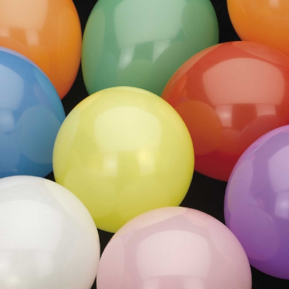 Latex ballonnen,  100 stuks, assortiment, 30 cm