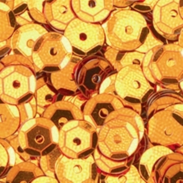 Cuvettes/pailletten/lovertjes, 6 mm, 10 gram, ca. 1000 stuks, goud kopen?