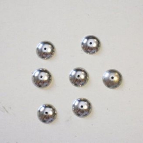 Eindkapjes, 8 mm, 8 stuks, zilverkleurig kopen?