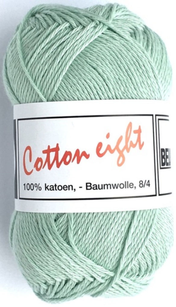 Cotton eight 8/4, katoenen breigaren/haakgaren, 50 gram, pastelgroen kopen?