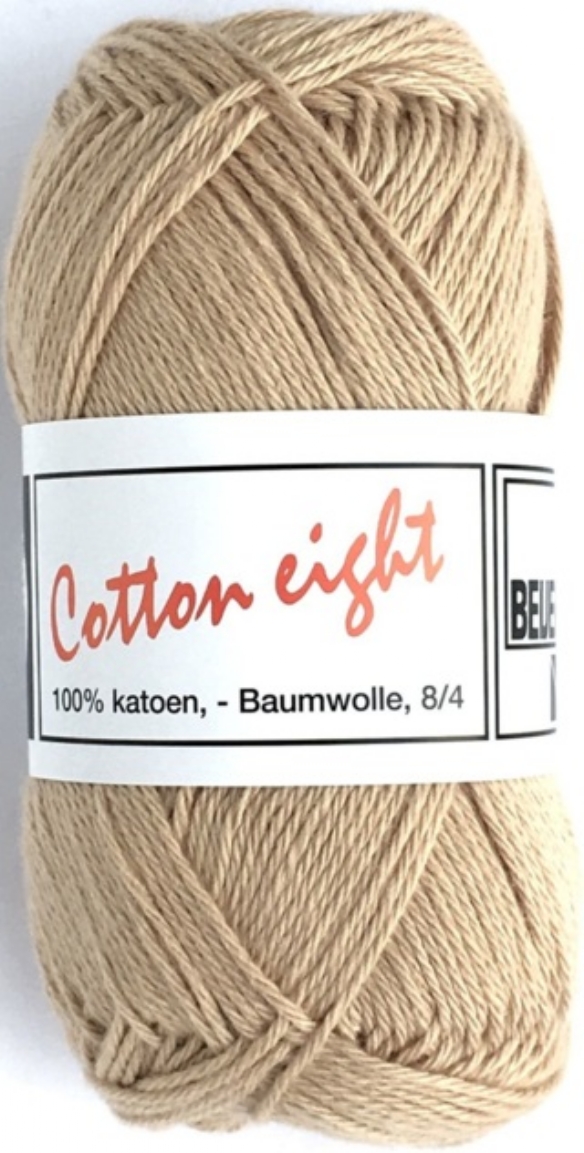 Cotton eight 8/4, katoenen breigaren/haakgaren, 50 gram, beige kopen?