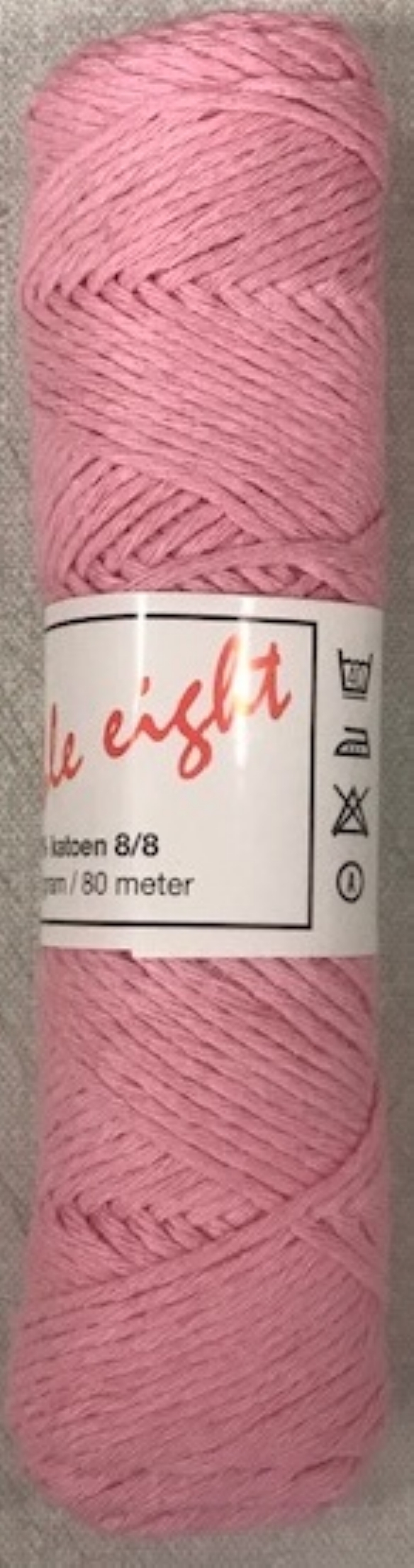 Cotton doubele eight 8/8, katoenen breigaren/haakgaren, 50 gram, roze kopen?