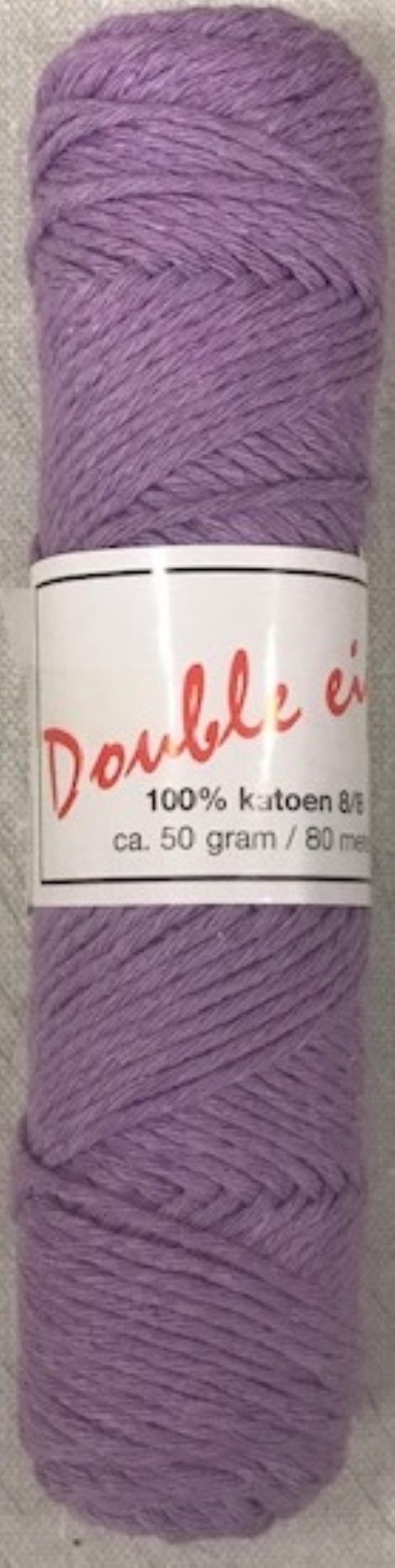 Cotton doubele eight 8/8, katoenen breigaren/haakgaren, 50 gram, lila kopen?