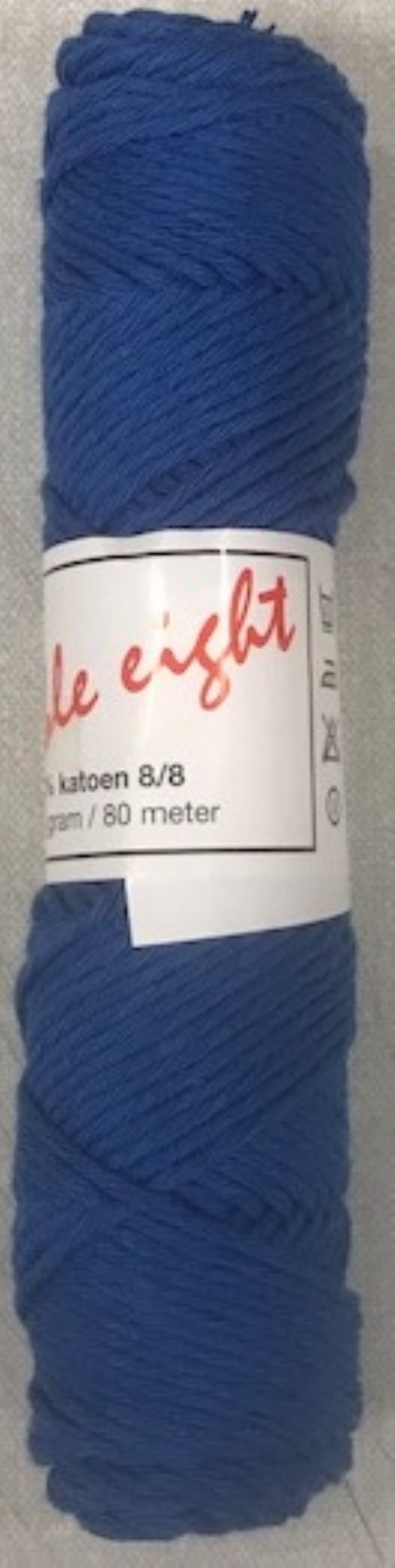 Cotton doubele eight 8/8, katoenen breigaren/haakgaren, 50 gram, blauw kopen?