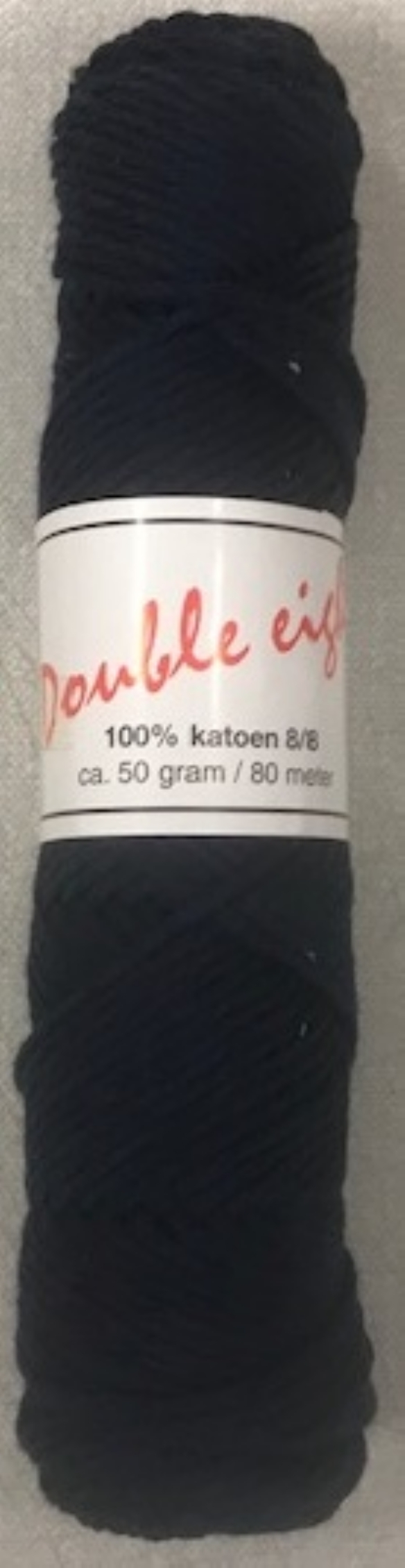 Cotton doubele eight 8/8, katoenen breigaren/haakgaren, 50 gram, marine kopen?