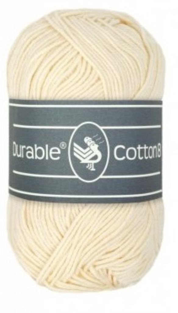 Durable cotton 8, katoenen breigaren/haakgaren, 50 gram, 2172 cream kopen?