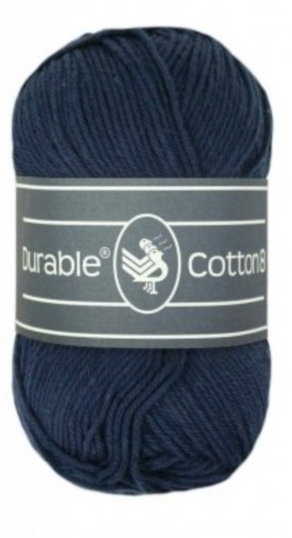 Durable cotton 8, katoenen breigaren/haakgaren, 50 gram, 321 Navy kopen?