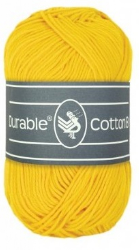 Durable cotton 8, katoenen breigaren/haakgaren, 50 gram, 2180 Bright Yellow kopen?