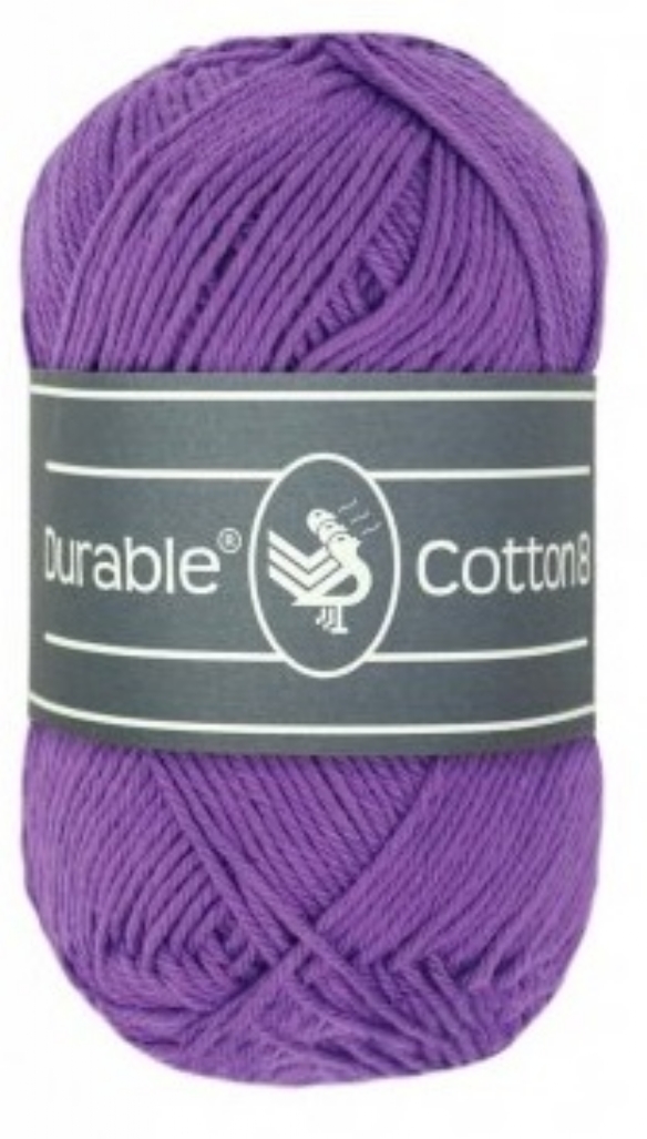 Durable cotton 8, katoenen breigaren/haakgaren, 50 gram, 270 Purple kopen?