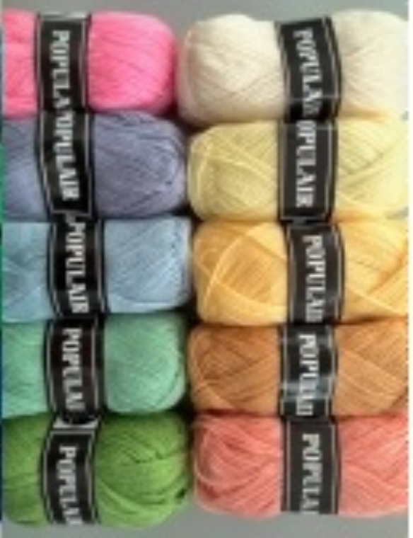 Populair breiwol 10x50 gram assortiment pastel kleuren kopen?